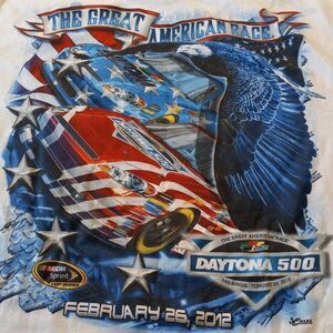 Nascar Chase Authentic 2012 Daytona 500 Men's XL Cotton Short Sleeve T-shirt